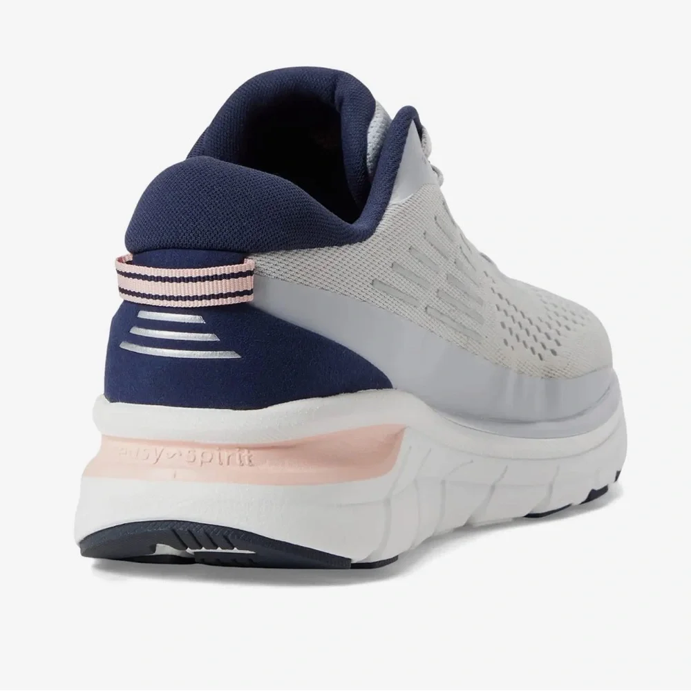 Easy Spirit® Mel Denise Austin Emove Athletic Sneakers in Gray & Pink Size 9.5 M